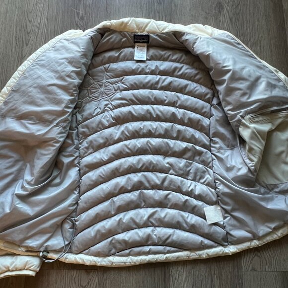 Patagonia Puffy Coat Jacket White Women's Large - Picture 5 of 5